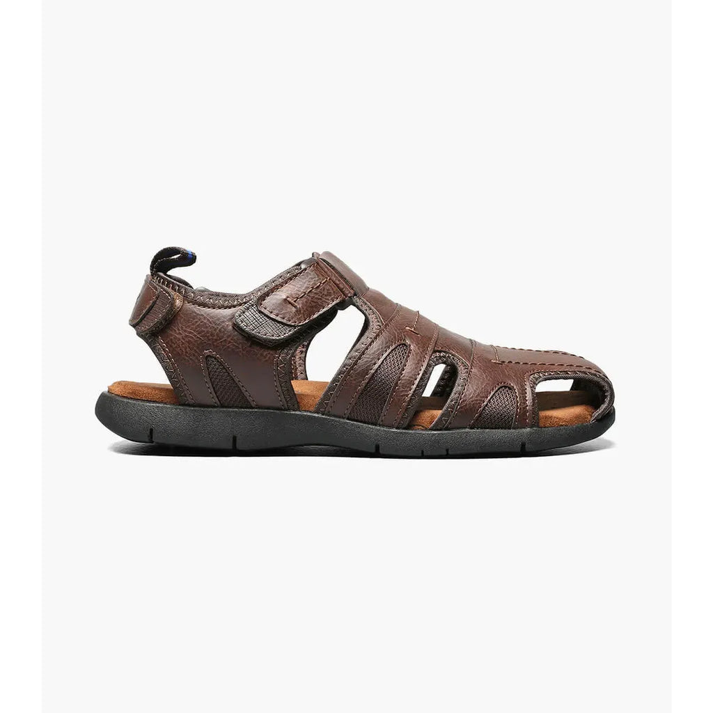 Nunn Bush Rio Grande Closed Toe Fisherman Sandal Tan 84748-240