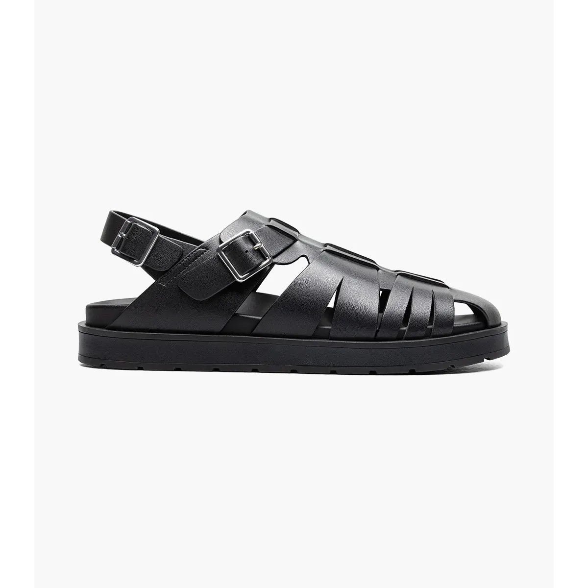 Stacy Adams Largo Slingback Buckle Sandal Black 25773-001