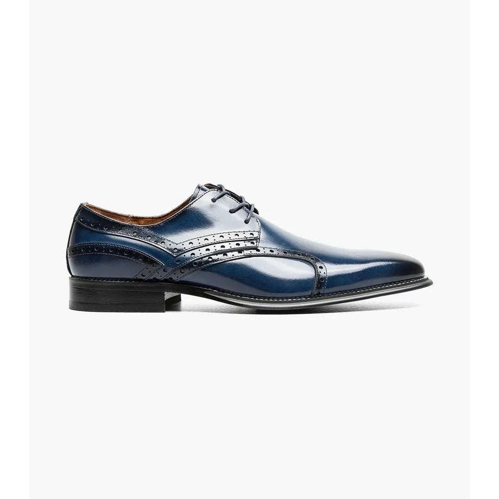 Stacy Adams Alexander Plain Toe Oxford Dress Shoes Cobalt 25791-435