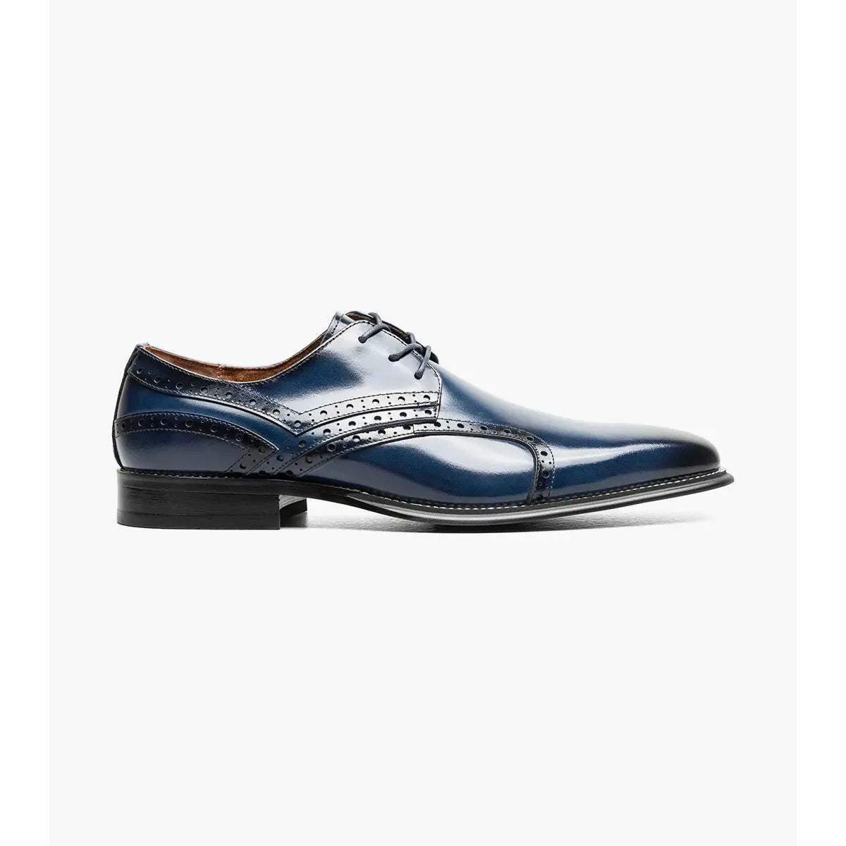 Stacy Adams Alexander Plain Toe Oxford Dress Shoes Cobalt 25791-435