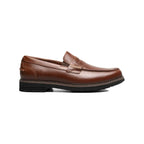 Nunn Bush Odin II Moc Toe Penny Loafer Shoes Cognac 85154-221