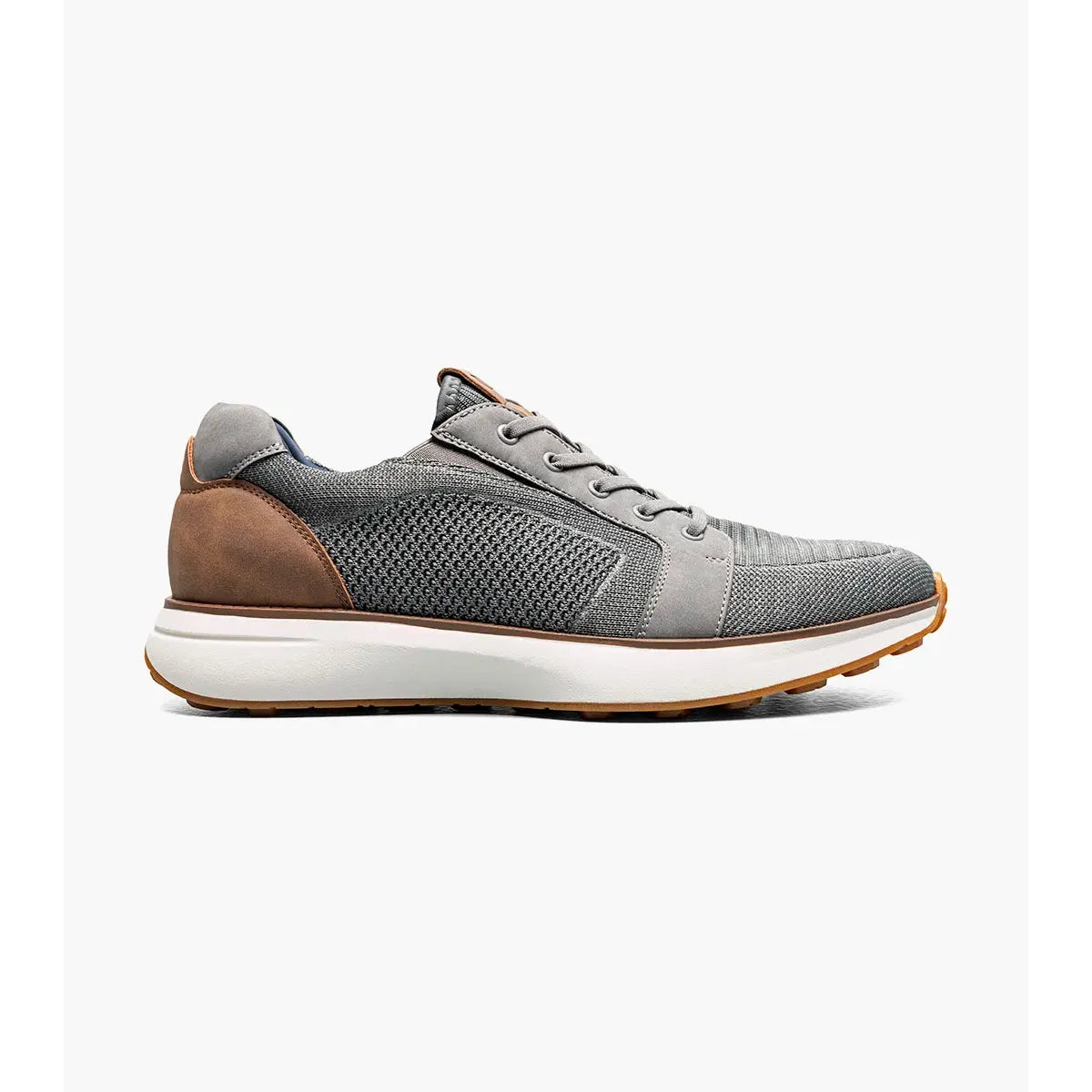 Nunn Bush KORE Swift Knit Lace Up Toe Sneaker Lightweight Gray Multi 85156-062