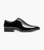 Stacy Adams Stuart Folded Vamp Balmoral Oxford Black 25794-001