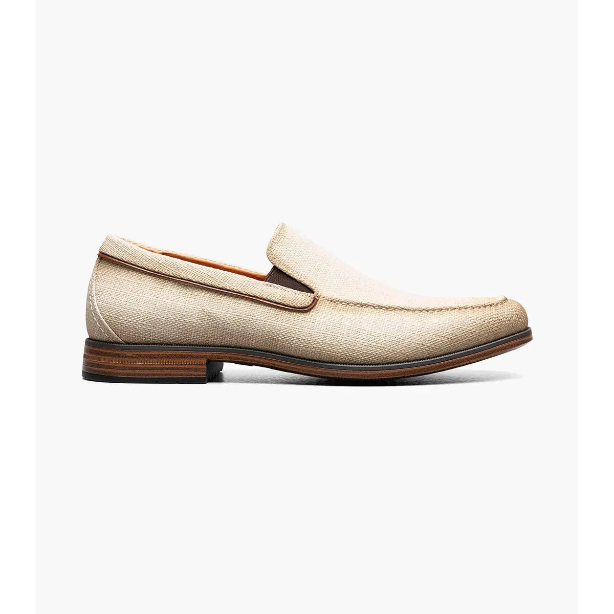 Stacy Adams Ridgely Moc Toe Slip On Casual Shoes Natural 25758-280