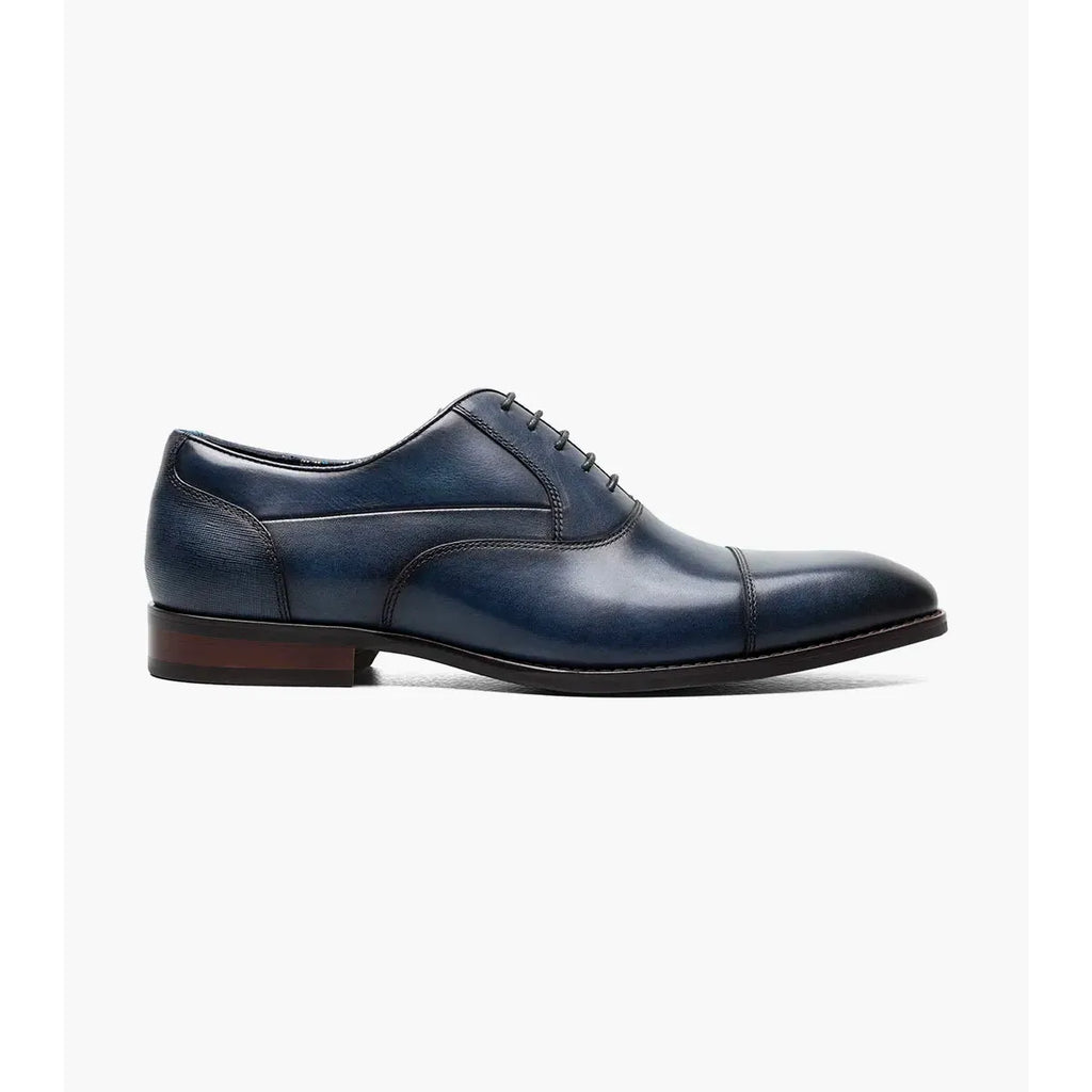 Stacy Adams Kallum Cap Toe Oxford Men's Shoes Navy 25568-410