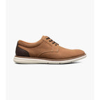 Nunn Bush Chase Casual Plain Toe Oxford Shoes Soft Sole Cognac 85093-229