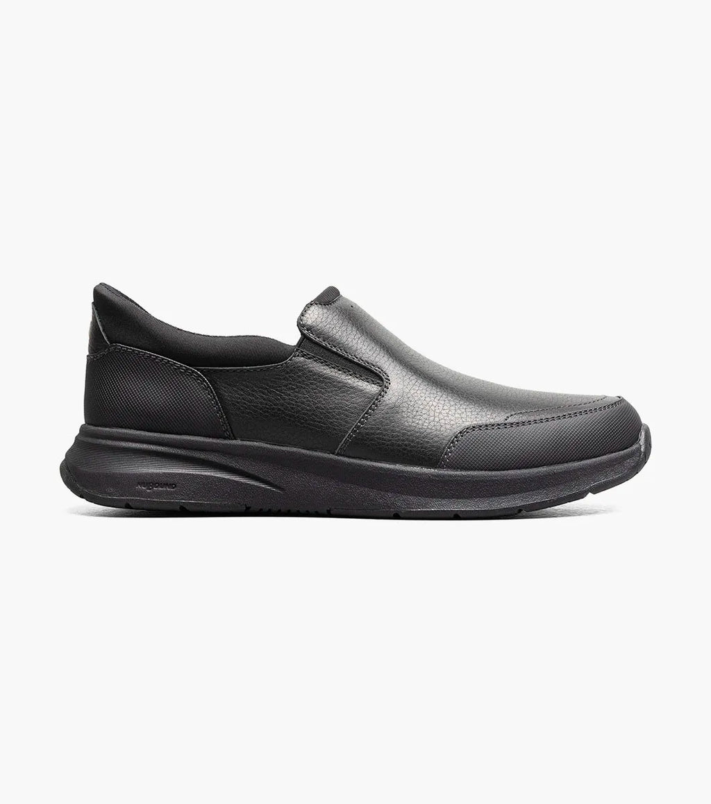 Nunn Bush KORE Taz EZ Hands-Free Moc Toe Slip-On Black 85192-001