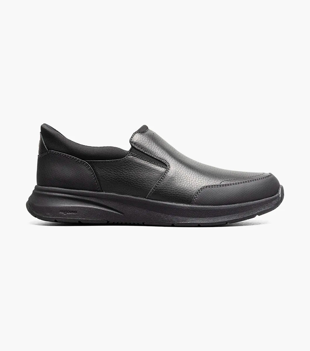 Nunn Bush KORE Taz EZ Hands-Free Moc Toe Slip-On Black 85192-001
