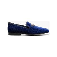 Stacy Adams Valet Slip On Bit Loafer Men's Shoes Blue Blue 25166-400