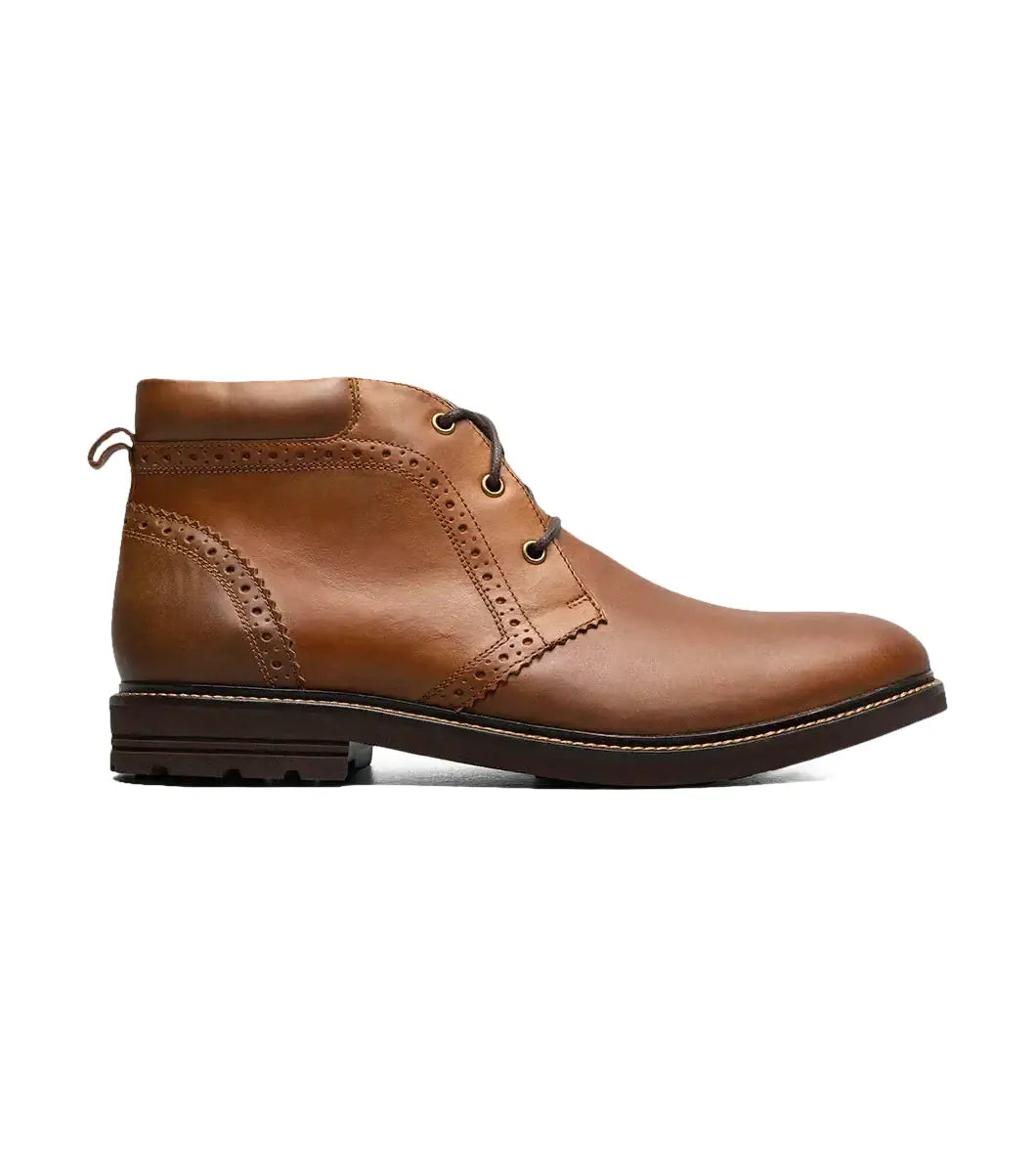 Nunn Bush Ozark II Plain Toe Chukka Boot Leather Tan Crazy Horse 85090-239