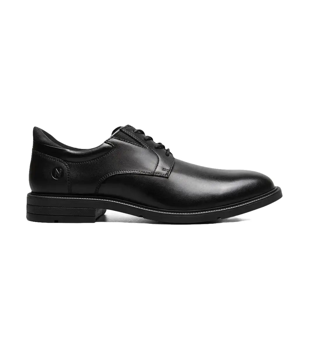 Nunn Bush KORE EZ Icon Plain Toe Oxford Shoes Black 85144-001