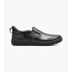 Nunn Bush KORE City Walk Work EZ Moc Toe Slip On Dressy Shoes Black 85162-001