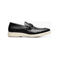 Stacy Adams Salyer Moc Toe Bit Slip On Walking Shoes Black 25692-001