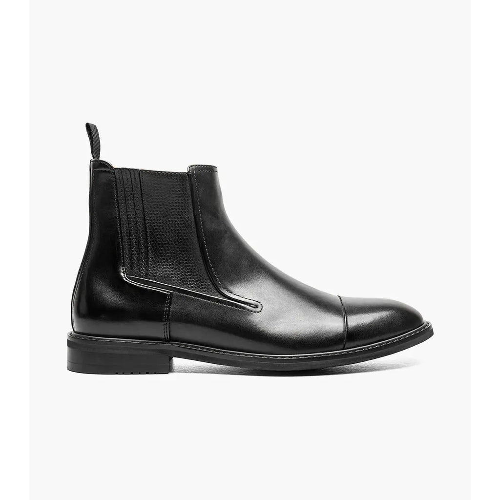 Stacy Adams Berkshire Cap Toe Side Zip Boot Black 25798-001
