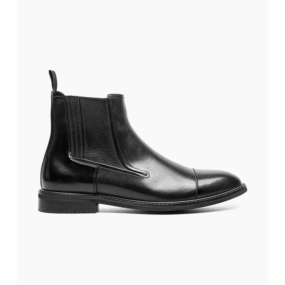 Stacy Adams Berkshire Cap Toe Side Zip Boot Black 25798-001