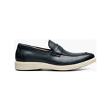 Stacy Adams Spencer Moc Toe Penny Slip On Navy 25673-410