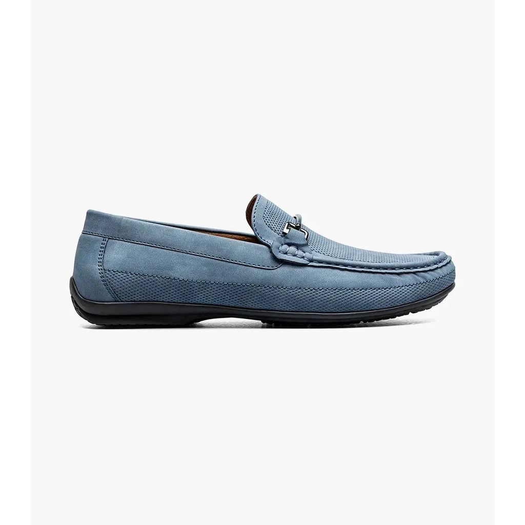 Stacy Adams Colton Moc Toe Bit Slip On Shoes Navy 25760-410