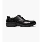 Nunn Bush KORE Pro Bike Toe Oxford Dress Shoes Black Leather 84943-001