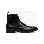 Stacy Adams Henry Cap Toe Lace Up Boot Leather Black  25718-001