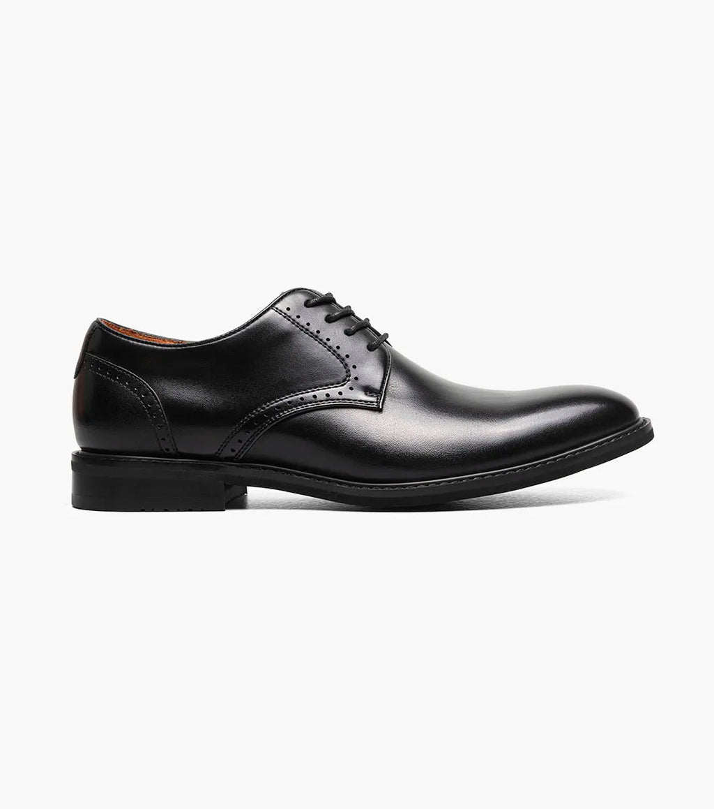 Stacy Adams Benson Plain Toe Oxford Shoes Leather Black 25751-001
