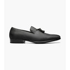 Stacy Adams Tazewell Plain Toe Tassel Tuxedo Shoes Slip On Black 25343-001