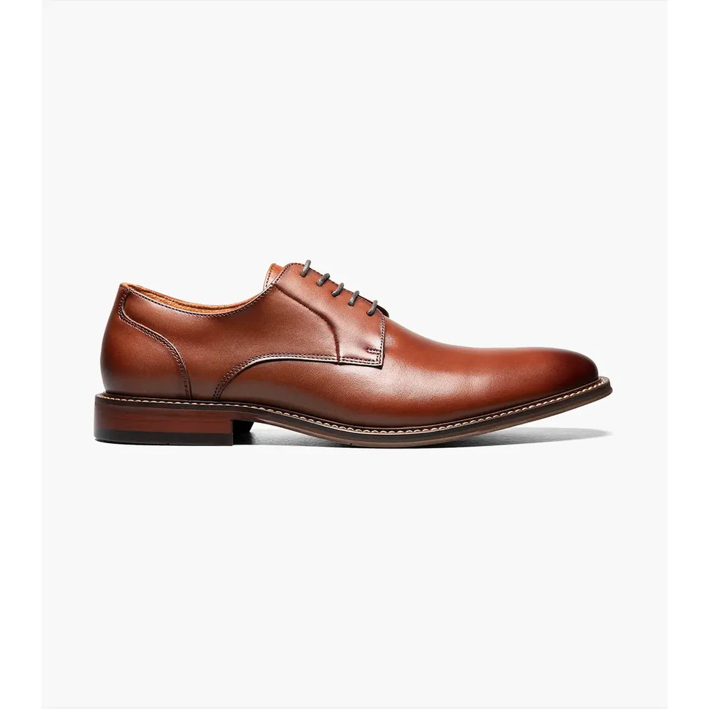 Stacy Adams Marlton Plain Toe Oxford Men's Shoes Cognac 25490-221
