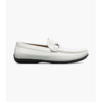 Stacy Adams Colton Moc Toe Bit Slip On Shoes White 25760-100