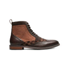 Stacy Adams Finnegan Wingtip Lace-Up Boot Brown Multi 25427-249