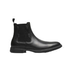 Men's Stacy Adams Townsend Plain Toe Chelsea Boot Black Tumbled 25728-007