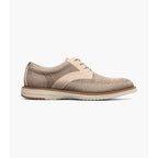Nunn Bush Griff Knit Plain Toe Oxford Walking Shoes Taupe Multi 85099-261