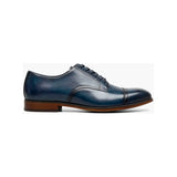 Stacy Adams William Cap Toe Oxford Leather Shoes Navy 25719-410