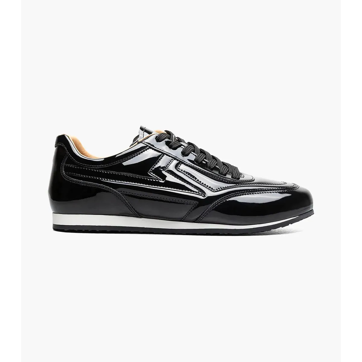 Stacy Adams Action 150 Sporty Lace Up Sneaker Black Patent 25797-004
