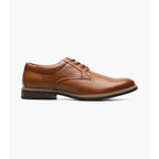Nunn Bush Carmelo Plain Toe Oxford Walking Shoes Cognac 81509-221