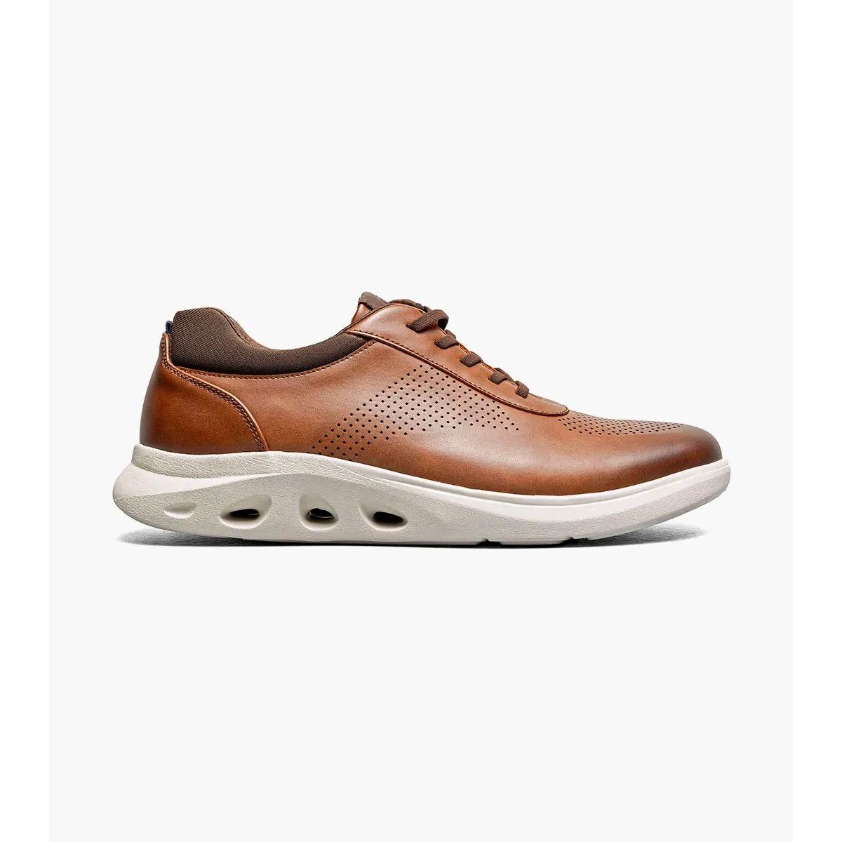 Nunn Bush Ponte Perf Toe Sneaker Cognac Multi Lightwieght 85194-229