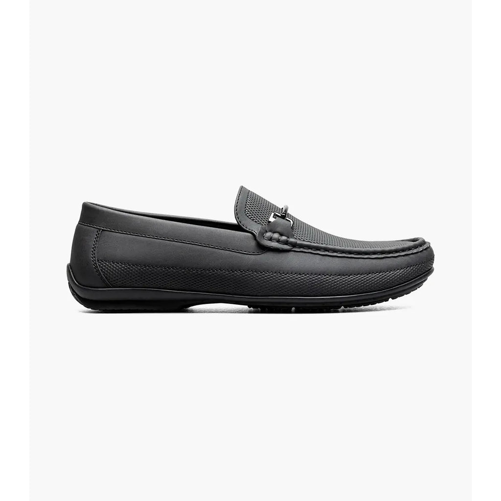 Stacy Adams Colton Moc Toe Bit Slip On Shoes Black 25760-001