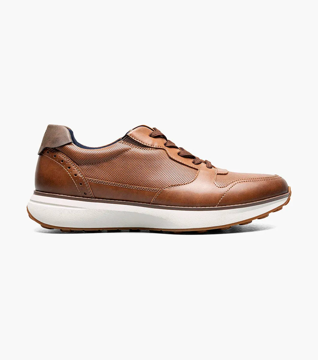 Nunn Bush KORE Swift Moc Toe Sneaker Comfort Cognac Multi 85151-229