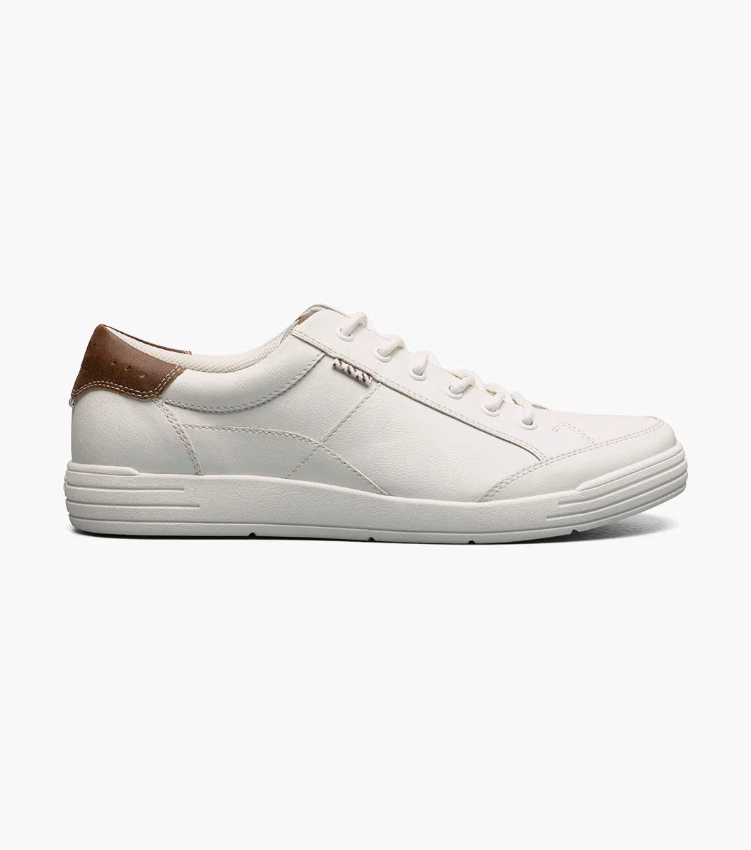 Nunn Bush KORE City Walk Moc Toe Oxford Dressy Sneaker White 84819-100