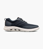 Nunn Bush Ponte Knit Moc Toe Sneaker Lightweight Navy Multi 85116-492