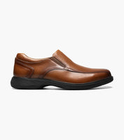 Nunn Bush KORE Pro Bike Toe Slip On Shoes Soft Leather Cognac 84945-221