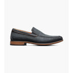 Stacy Adams Ridgely Moc Toe Slip On Casual Shoes Charcoal 25758-013