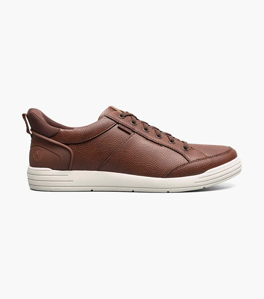 Nunn Bush KORE City Walk EZ Lace To Toe Oxford Sneaker Brandy Multi 85152-230