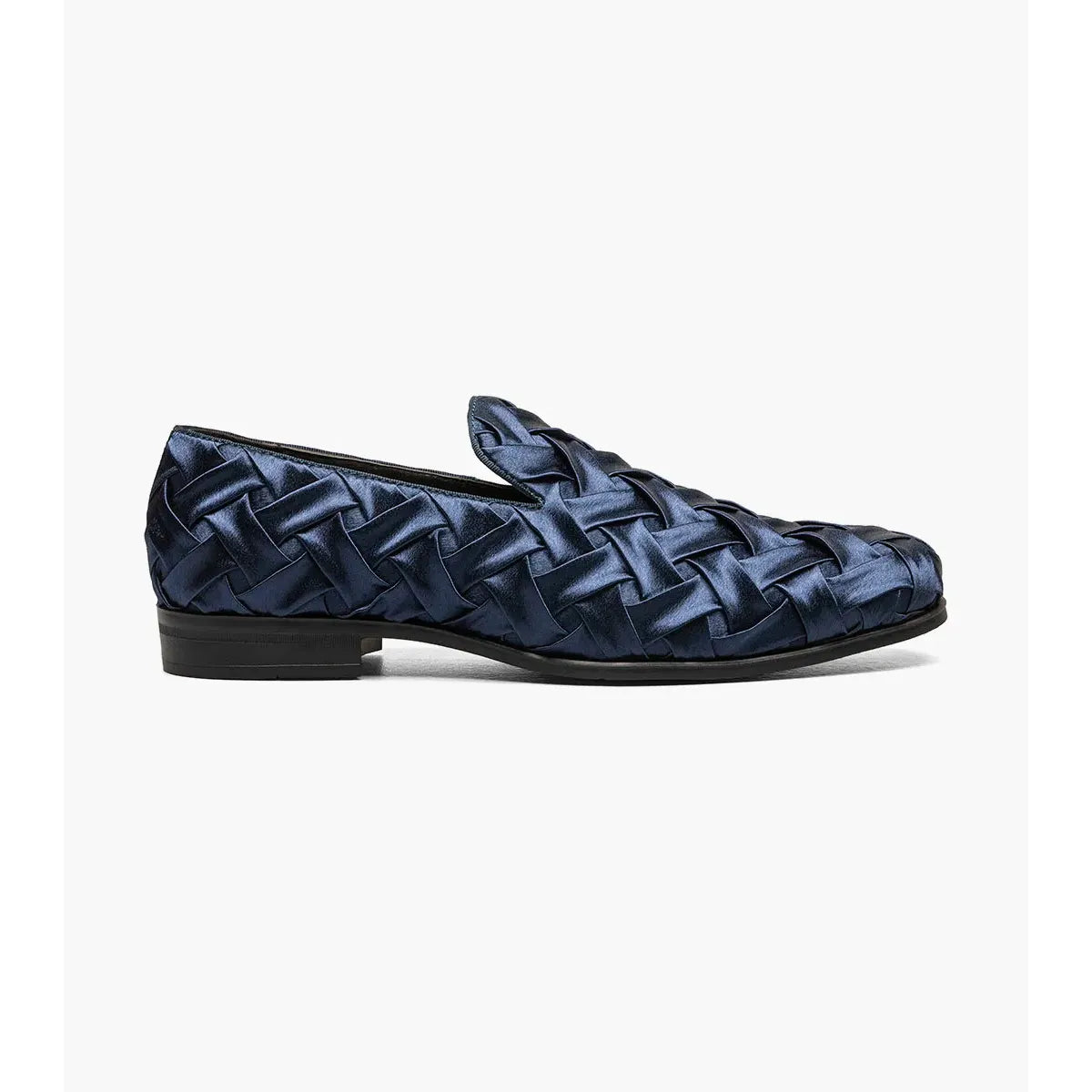 Stacy Adams Savoir Satin Textile Upper Shoes 25611-410 Navy