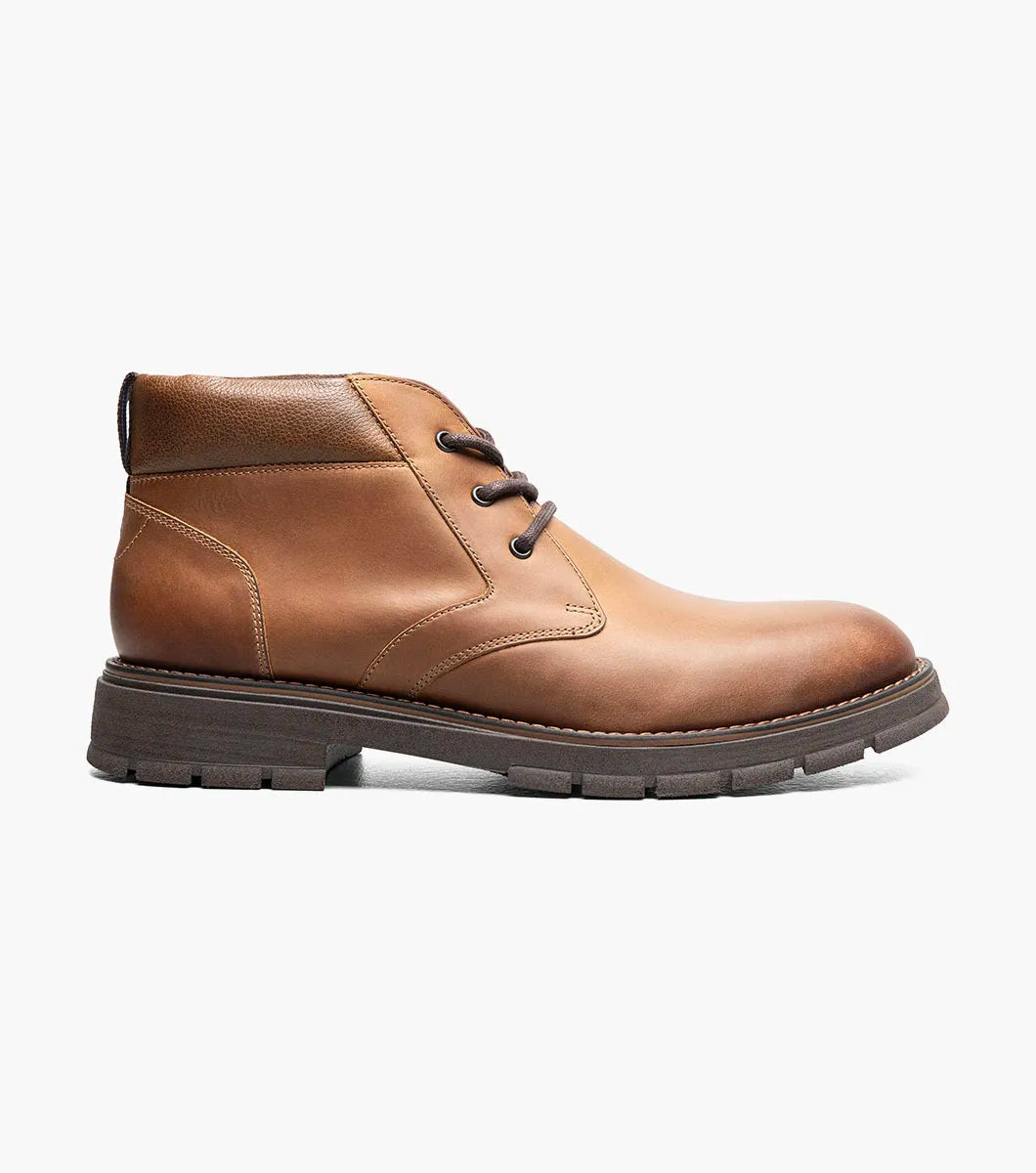 Nunn Bush Briggs Plain Toe Chukka Boot Tan Crazy Horse 85177-239