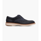 Nunn Bush Griff Knit Plain Toe Oxford Walking Shoes Navy Multi 85099-492