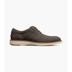 Nunn Bush Griff Suede Plain Toe Oxford Casual Shoes Gunmetal 85107-025