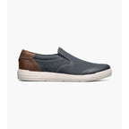 Nunn Bush KORE City Walk Canvas Moc Toe Slip On Blue Denim 84896-462