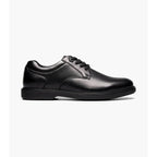 Nunn Bush Wade Work Plain Toe Oxford Chef Shoes Black Leather 84913-001