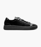 Stacy Adams Dante Lace To Toe Sneaker Patent Leather Black Smooth 25806-005