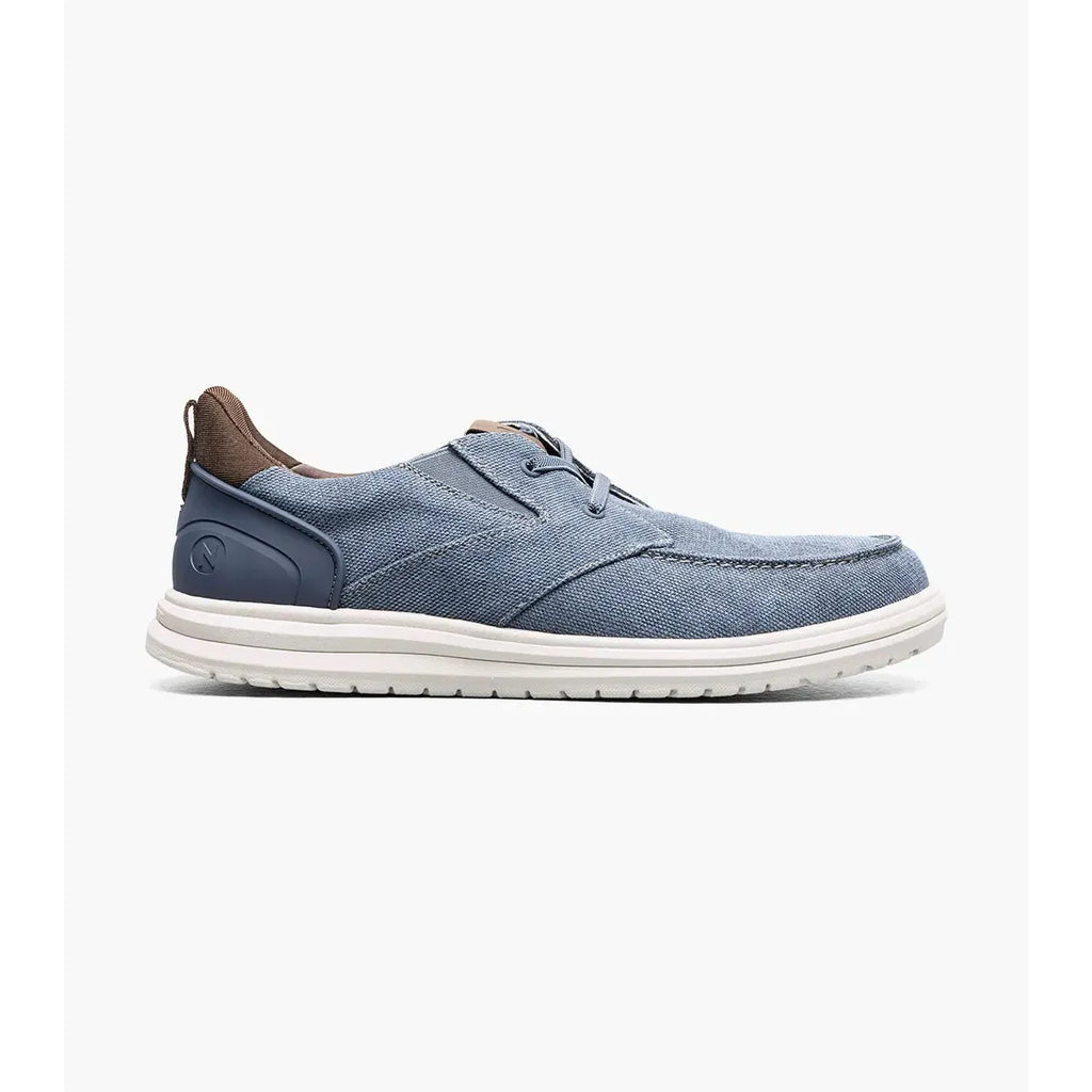 Nunn Bush Brew City EZ Hands Free Canvas Lace Moc Toe Slip On Navy 85164-492