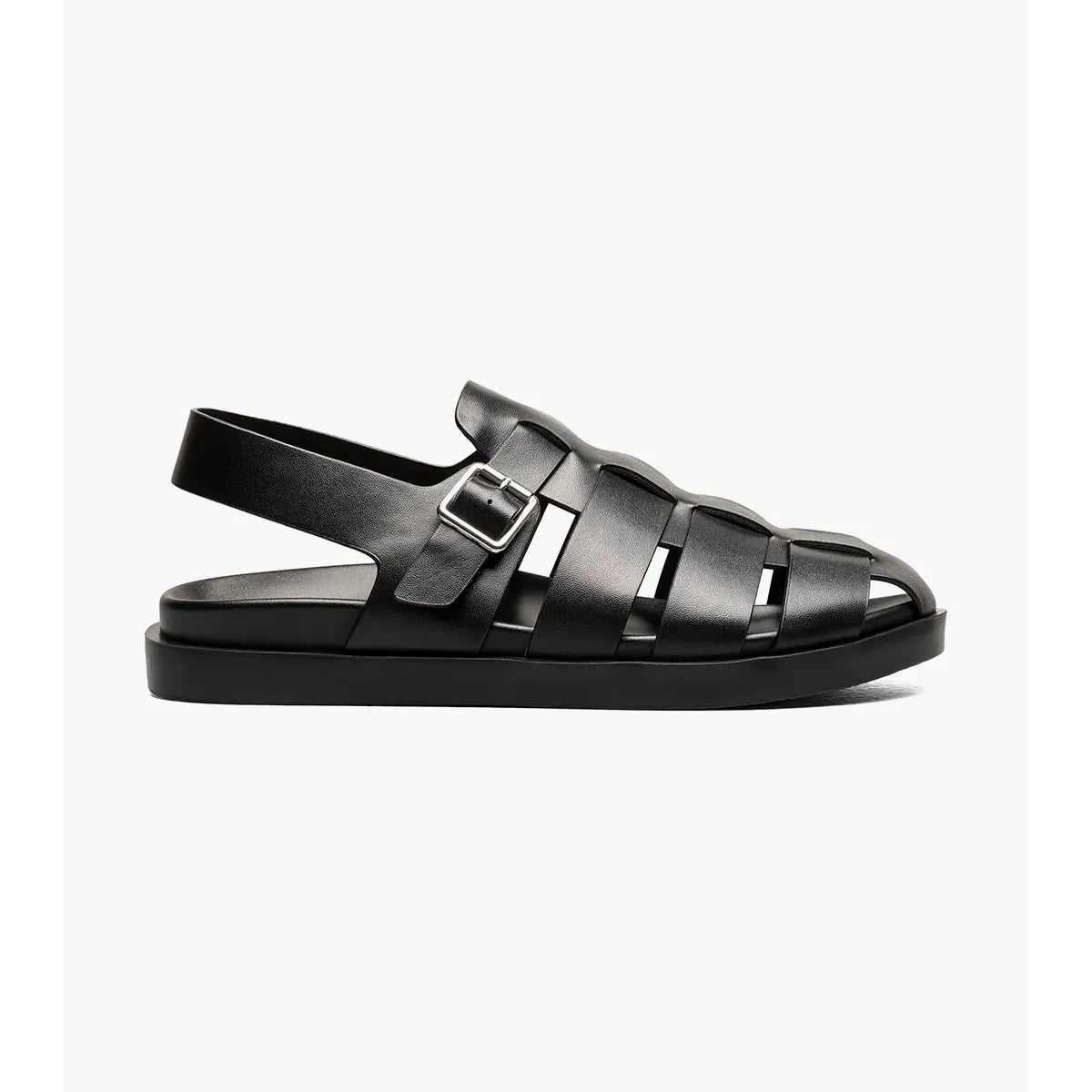 Stacy Adams Montego Slingback Buckle Sandal Black 25659-001